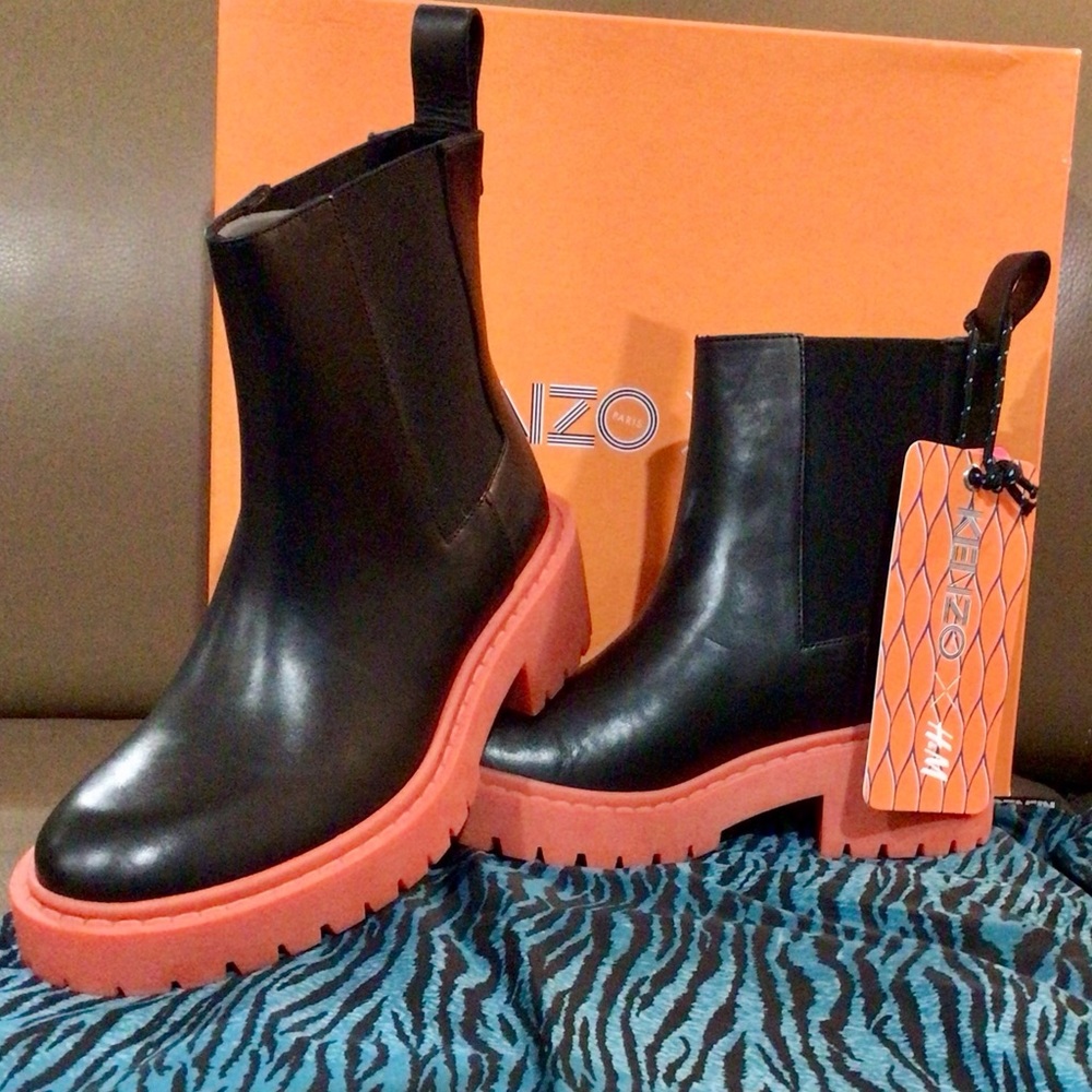 NWT KENZO * H&M Boots